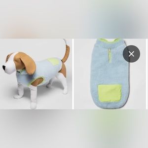 Sherpa dog and cat vest - gray aqua - Small -Boots and Barkley